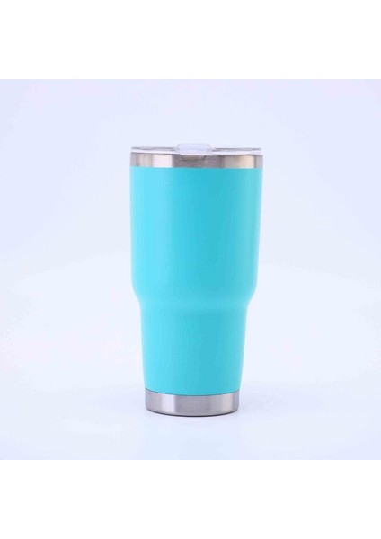 Mavi Taşınabilir Kaymaz Bardak Tutucu Bardak Kolu Yeti Için Çift Halkalı 30 Oz Bardak Seyahat Su Kupaları (Yurt Dışından)