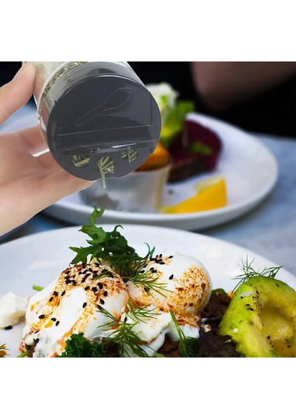 250ML 100ML/250ML Şeffaf Plastik Baharat Kavanozları Çalkalayıcı Kapaklı Etiketler Baharat Şişesi Baharat Kapları Otlar Tozlar Tuz ve Biber (Yurt Dışından) fırsatları