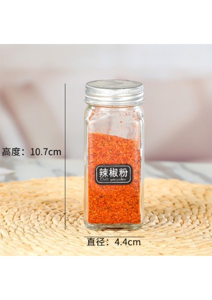 B 120G Baharat Şişesi, Kare Cam Baharat Şişesi, Tamamlayıcı Gıda, Şişelenmiş Barbekü Baharat Kavanozu, Çeşitli Kapaklı Tuz (Yurt Dışından) fırsatları