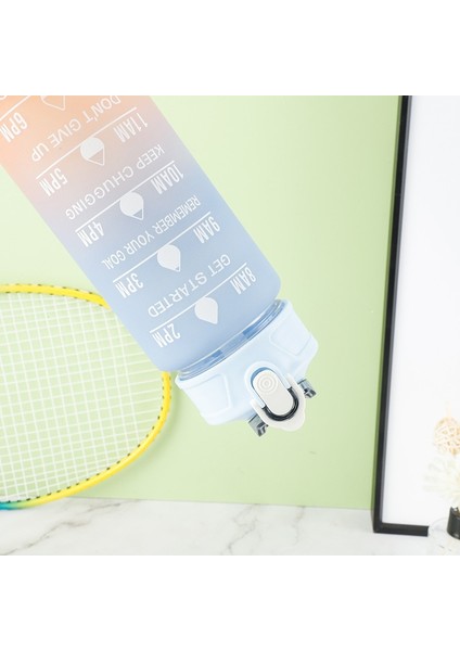 900ML Pembe 2000ML ve 900ML 2ADET Zaman Işaretleyicili Spor Su Şişesi Saman Bardak Taşınabilir Yeniden Kullanılabilir Plastik Bardak Açık Seyahat Spor Salonu Taşınabilir (Yurt Dışından) fırsatları