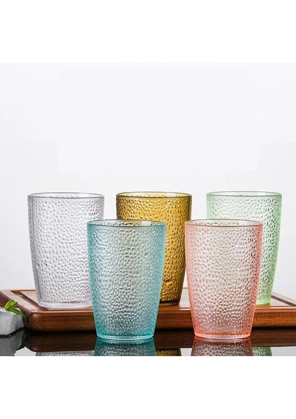 Kahve 290ML Buzlu Plastik Düşme Önleyici ve Isıya Dayanıklı Içecek Çay Bardakları, Akrilik Bardaklar (Yurt Dışından)