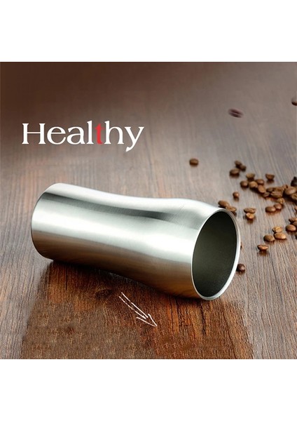 Gümüş 450ML 430ML My Kahve Fincanları Çift Duvar Paslanmaz Çelik Yalıtımlı Kahve Süt Suyu Bira Çay Su Kupa Ofis Içecek Taşınabilir Seyahat (Yurt Dışından) fiyatları