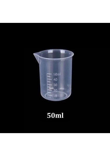 50ML Plastik Mezun Ölçüm Kabı Sıvı Kabı Epoksi Reçine Silikon Yapma Aracı Şeffaf Karıştırma Kabı Araçları 20-1000ML (Yurt Dışından)