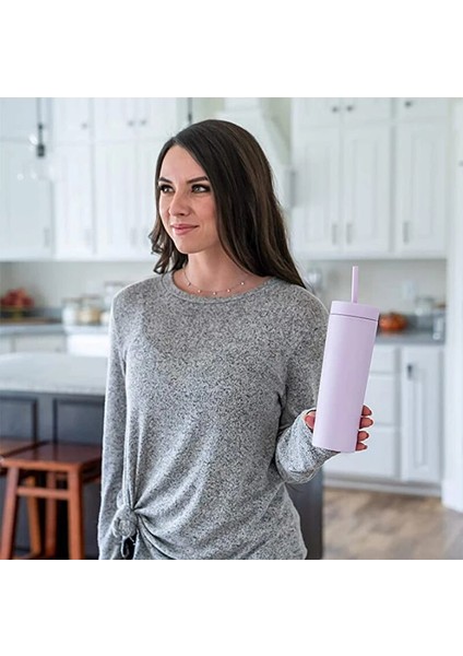 Z6 16OZ 16OZ Akrilik Sıska Tumbler Çift Duvar Pastel Renkli Su Şişesi Suyu Yoga Kapaklı Bardak Yeniden Kullanılabilir Bardak Soğuk Sıcak Içecek (Yurt Dışından) fırsatları