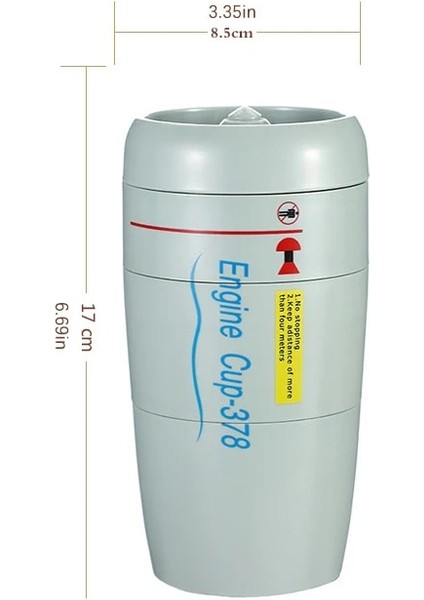 B Bardak Bardak 350 ml Moda Elektrikli Karıştırma Bardağı Çift Katmanlı Gıda Sınıfı Paslanmaz Çelik Kahve Fincanı Çocuk Su Bardağı Bardak (Yurt Dışından)