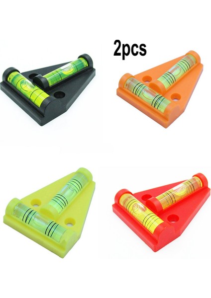 Sarı Ölçüm Araçları 2 Adet Akrilik Iki Yönlü T-Şekli Mini Leveler Kabarcık Su Terazisi Ağaç Işleme Fabrikası Makine Mobilya (Yurt Dışından) fiyatları