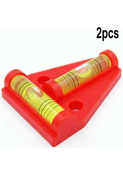 Sarı Ölçüm Araçları 2 Adet Akrilik Iki Yönlü T-Şekli Mini Leveler Kabarcık Su Terazisi Ağaç Işleme Fabrikası Makine Mobilya (Yurt Dışından) fırsatları