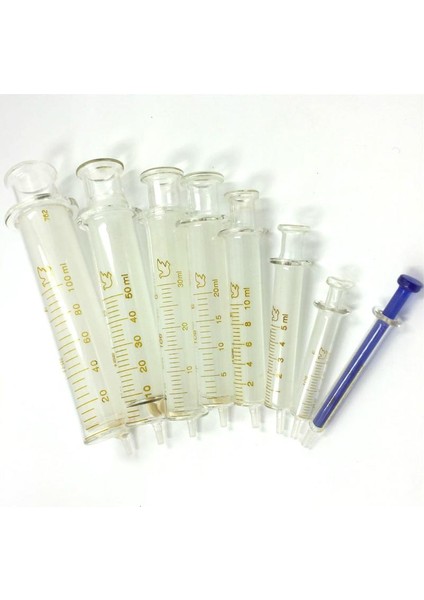 5ml 1 Adet 1/2/5/10/20/30/50/100/120ML Tek Kullanımlık Cam Enjeksiyon Şırıngası, Iğnesiz Sıvı Şırınga Transfer Pipeti (Tıbbi Olmayan) (Yurt Dışından)