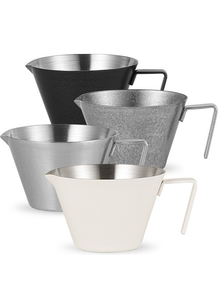 1 Adet 2 Ağız Beyaz 100 ml Paslanmaz Çelik Espresso Ölçüm Kulplu Fincan 2/3 Paket Shot Espresso Bardakları 100 ml Ev Barista Kahve Aksesuarları (Yurt Dışından) modelleri