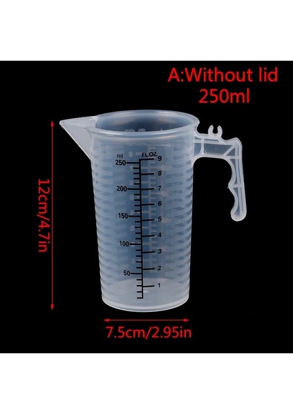 1 Adet 250 ml 1/2/5/10 Adet 20-500 ml Şeffaf Plastik Mezun Ölçüm Kabı Şeffaf Karıştırma Bardak Sıvı Kolu Konteyner Yapımı Mutfak Gereçleri (Yurt Dışından) fiyatları