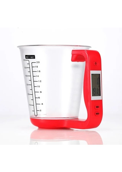 Kırmızı Ölçüm Araçları Pişirme Dıy Süt Tozu Bira Elektronik Ölçüm Kabı Ev Elektronik Terazi Dropshipping (Yurt Dışından)