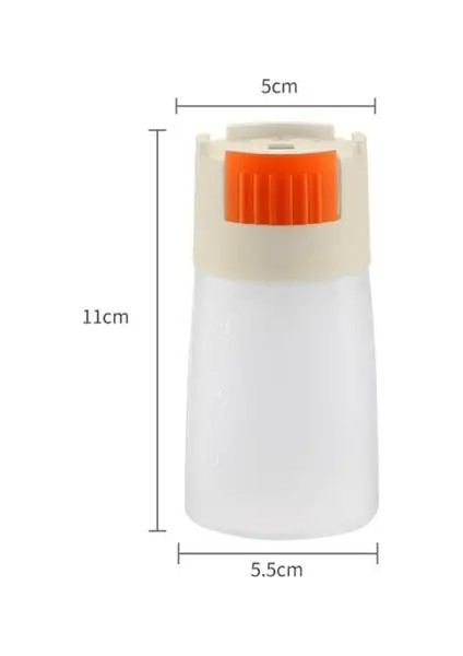 01 Tuzluk 0.5g Ölçüm Itme Tipi Tuz Tankı Şeker Şişesi Baharat Biber Çalkalayıcı Mühürlü Neme Dayanıklı Mutfak Depolama Aracı (Yurt Dışından)