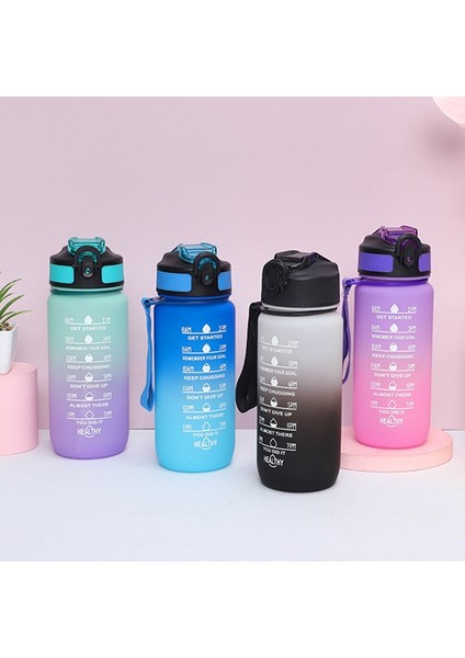 Yeşil 600 ml 600 ml Renkli Su Şişesi Motivasyon Içme Suyu Şişesi Spor Su Şişesi Zaman Işaretleyici ile Taşınabilir Yeniden Kullanılabilir Plastik Bardaklar (Yurt Dışından) modelleri