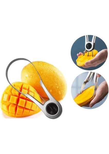 1 Adet Meyve Doğranmış Aracı Ayırıcı Meyve Soyucu Dilimleme Kesici Mango Kesme Bıçağı Mango Soyucu Mango Meyve Soyma Aracı (Yurt Dışından) indirimleri