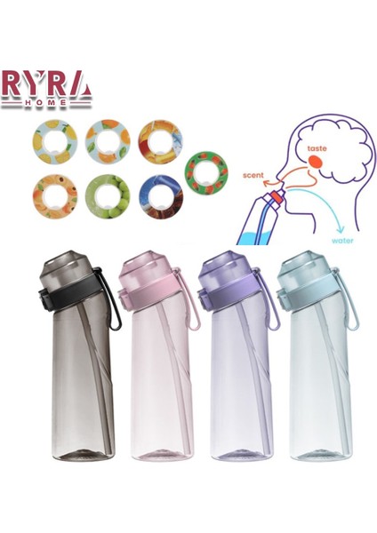 Kola 1pc 1 Takım Hava Up Kokusu Pipetli Su Şişesi ve Lezzet Baklaları Ama Baklalar 0 Şeker Taşıma Kayışı Spor Salonu Fitness Açık Hava Sporları Yürüyüşü Için (Yurt Dışından)