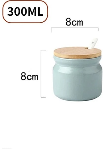 GREEN-300ML Golf Yaratıcı Seramik Baharat Kutusu Mutfak Malzemeleri Baharat Potu Çeşni Şişesi Biber Tuzluk Ev Kombinasyonu Seti (Yurt Dışından)