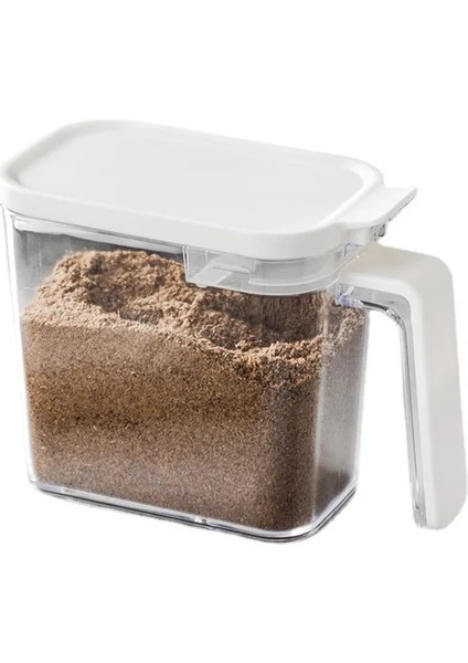 Baharat Kavanozu 600 ml Baharat Kavanozları Mutfak Tuzluk Baharat Tutucu Konteyner Kavanozlu Baharat Rafı Duvara Monte Delinmeden Saklama ve Düzenleme (Yurt Dışından)
