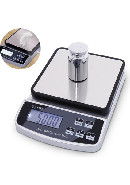 15KG 1g Gıda Elektronik 15KG Çok Fonksiyonlu Mutfak Ev Kahve Pişmiş Su Geçirmez Takı Hassas Tartı Ölçeği Ölçeği /0.1g (Yurt Dışından) fırsatları