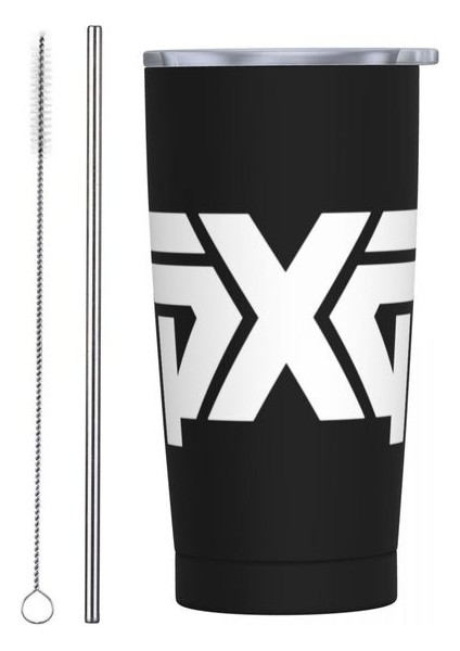 Çoklu 20 Oz Golf Lover Bardak, Saman ve Kapaklı Paslanmaz Çelik Kupa Soğuk ve Sıcak Kahve Için Çift Duvar Vakum Yalıtımlı 20OZ (Yurt Dışından)