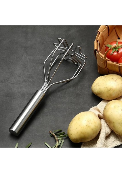 Patates Ezici Paslanmaz Çelik Dalga Şekli Manuel Meyve Sebze Basınç Çamur Kaymaz Kolu Çok Amaçlı Kullanım Mutfak Aletleri Için (Yurt Dışından)