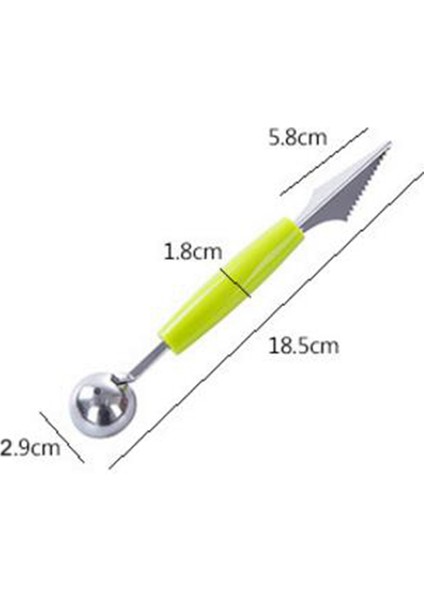 Kırmızı 2 In1 Çift Kafalı Paslanmaz Çelik Meyve Topu Oyma Bıçağı Meyve Kepçe Kavun Kazıcı Meyve Kavanoz Patates Püresi Baller Dondurma Kaşığı (Yurt Dışından) fırsatları