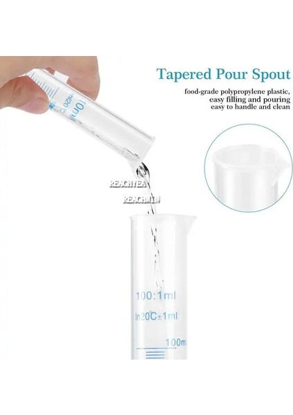 50ML 1 Adet 10/25/50/100/250/500ML Plastik Ölçüm Silindiri Laboratuvarı Mezun Silindir Kimya Laboratuvarı Standart Ölçüm Kabı (Yurt Dışından) fırsatları
