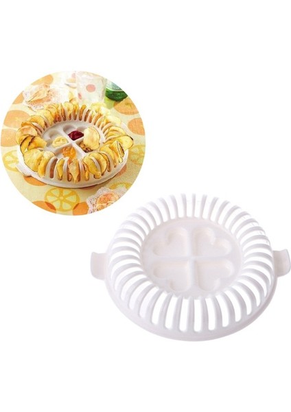 1 Takım 3 Adet/takım Dıy Dilimleme Mikrodalga Fırın Yağsız Patates Cipsi Makinesi Seti Cips Rafı Mutfak Dıy Pişirme Ev Yapımı Çip Dilimleme Bakeware (Yurt Dışından)