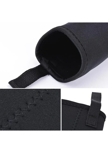 Gri 360ML Spor Su Şişesi Kapağı Neopren Yalıtım Kol Çantası Kılıfı 550ML Taşınabilir Vakum Bardak Seti Spor Kamp Aksesuarları (Yurt Dışından) modelleri