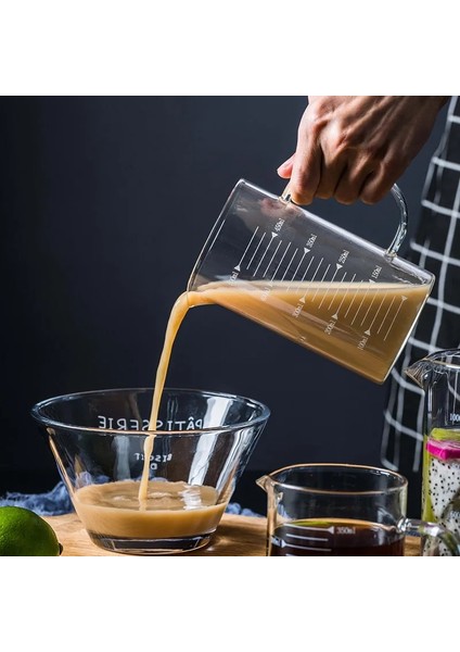 1 Adet Bambu Kapaklı 400 ml 350/500/1000 ml Şeffaf Gözlük Dereceli Ölçüm Kabı Pişirme Için Beher Sıvı Ölçüsü Sürahi Bardak Içme Kabı Ölçekli (Yurt Dışından) modelleri
