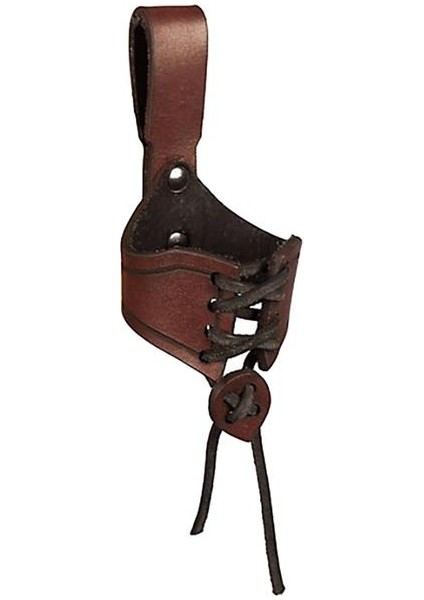 Kahverengi 10.5x6.5cm 10.5x6.5cm Boynuz Şekli Kupa Kapağı Viking Kupa Tutucu Bardak Tutucu Öküz Boynuzu Bardak Kol Bira Kılıfı Kemer Drinkware Aksesuarları (Yurt Dışından)