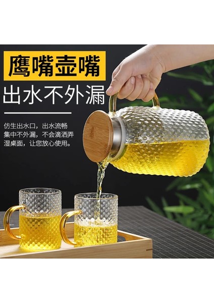1900 ml Çelik Kapak> 1l 1-1.9l Soğuk Su Isıtıcısı Cam Büyük Kapasiteli Pirinç Tahıl Tahıl Su Isıtıcısı Isıtılabilir Cam Seti Soğuk Beyaz Su Isıtıcısı Ev Fincan Drinkware Sıcak (Yurt Dışından)