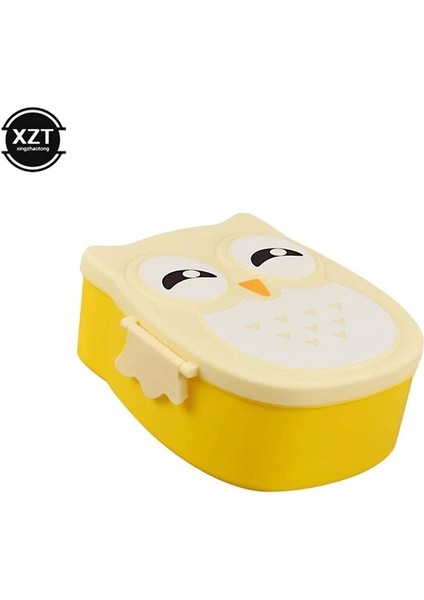 Sarı 1 Adet Sevimli Karikatür Baykuş Plastik Mühür Yemek Kabı Moda Uygun Çocuk Okul Piknik Taşınabilir Bento Sofra Piknik Seti (Yurt Dışından) fiyatları