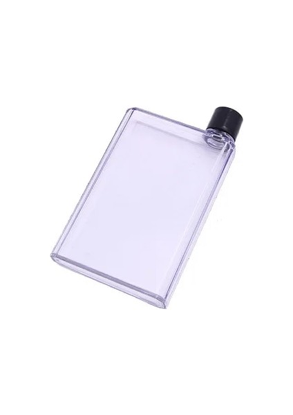 Beyaz 401-500 ml A5A6 Kağıt Bardak Botlte Düz Su Şişesi Bpa Ücretsiz Şeffaf Kitap Taşınabilir Kağıt Pedi Su Şişesi Düz Içecekler Su Isıtıcısı Dizüstü Şişe (Yurt Dışından)
