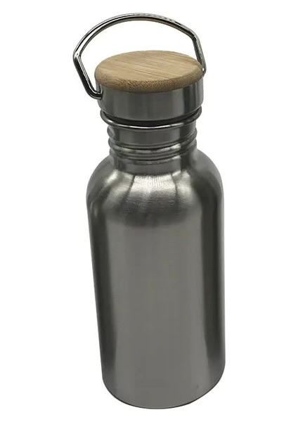Bambu Kapaklı Şişe 1000ML Taşınabilir Paslanmaz Çelik Su Şişesi Kulplu 1000ML/500ML/350ML Spor Mataraları Seyahat Bisiklete Binme Yürüyüş Kamp Bisiklet Şişesi (Yurt Dışından)