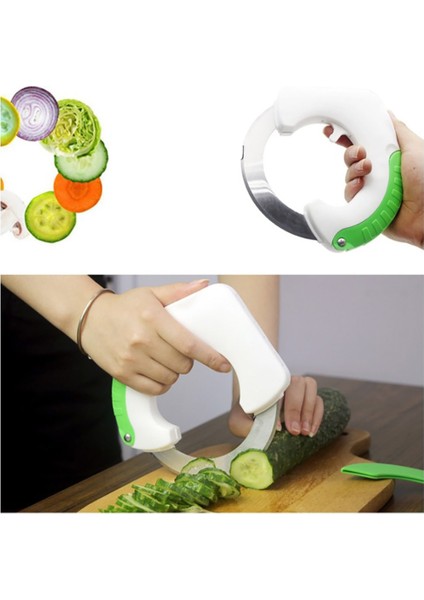 02 Çok Fonksiyonlu Paslanmaz Çelik Yuvarlak Haddeleme Sebze Doğrama Dairesel Mutfak Bıçağı Pizza Et Kek Kesici Mutfak Aracı (Yurt Dışından) modelleri