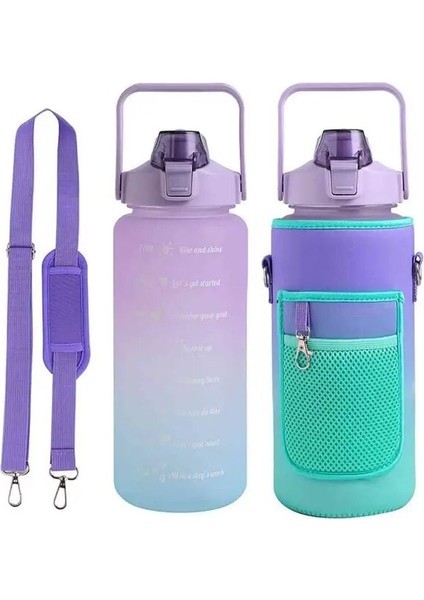 Stil 8-Şişe Yok Yaratıcı Taşınabilir 2 Litre Anti-Sıcak Bardak Kol Açık Seyahat Su Şişesi Tutucu Tumbler Taşıyıcı Yalıtımlı Bardak Tutucu Çanta (Yurt Dışından)