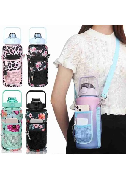 STRAP-120CM Taşınabilir Yarım Galon Su Şişesi Kılıfı Kol Spor Yalıtım Su Şişesi Kılıfı Askı Cep Telefonu Tutucu Şişe Çantası ile Kapakları (Yurt Dışından) modelleri
