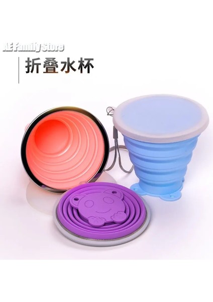 Açık Yeşil Silikon Katlanır Su Bardağı Yüksek Sıcaklığa Dayanıklı Teleskopik Seyahat Sıkıştırma Mini Taşınabilir Meşrubat Dolum Bardağı Ağız Bardağı (Yurt Dışından) fiyatları