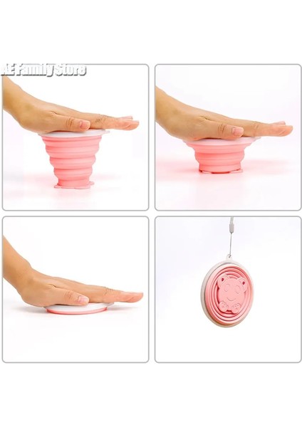 Açık Yeşil Silikon Katlanır Su Bardağı Yüksek Sıcaklığa Dayanıklı Teleskopik Seyahat Sıkıştırma Mini Taşınabilir Meşrubat Dolum Bardağı Ağız Bardağı (Yurt Dışından) fırsatları