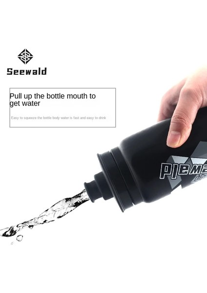 Biange Yeşil 550 ml Açık Spor Şişe 550 ml Bisiklet Sürme Sıkma Tipi Su Şişesi Su Bardağı Gıda Sınıfı Malzeme (Yurt Dışından)