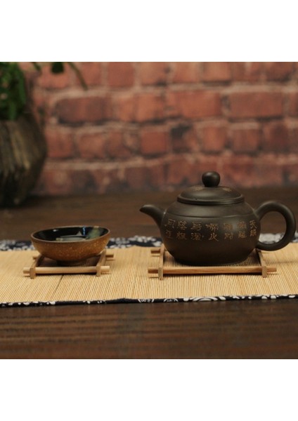 A2 (Tip 2)8.8x8.8x1 Bambu Fincan Altlığı Çok Tasarım Yalıtımlı Coaster Çay Fincanı Mat Çay Masası Dekorasyon Japonya Teaism Dekoratif (Yurt Dışından)