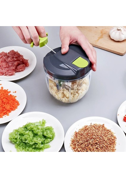 S Manuel Sebze Meyve Kesici Gıda Parçalayıcı Mutfak Aletleri Fındık Öğütücü Kıyma Parçalayıcı El Çekme Sarımsak Soğan Et Ezici (Yurt Dışından) fırsatları