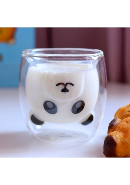 Büyük Kalp Çok Boyutlu Kupa Gözlük Çift Altlı Yaratıcı Kahve Fincanı Dayanıklı Kungfu Çay Kupa Süt Suyu Bardağı Drinkware Sevgililer Günü Hediyesi (Yurt Dışından) fırsatları