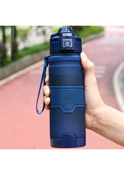 Drak Blue 500 ml Zorrı Spor Su Şişesi Bpa Ücretsiz Taşınabilir Sızdırmaz Spor Salonu Açık Seyahat Yürüyüş Bisiklet Su Şişesi Gourde Garrafas De Agua (Yurt Dışından)