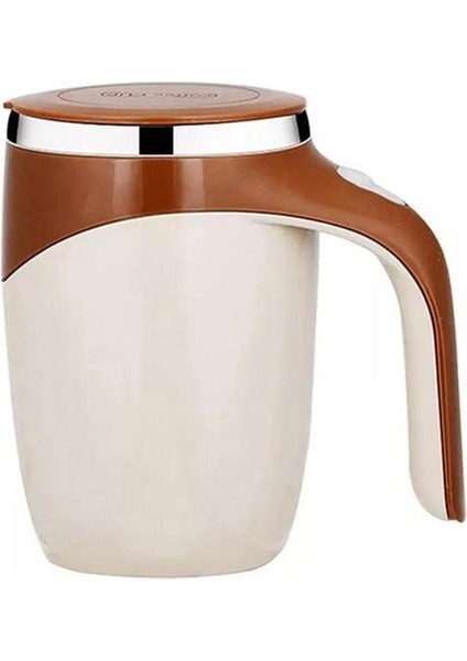 Kahve 380 ml Otomatik Karıştırma Manyetik Kupa Şarj Edilebilir Model Karıştırma Kahve Fincanı Elektrikli Karıştırma Bardağı Tembel Milkshake Döner Bardak (Yurt Dışından)