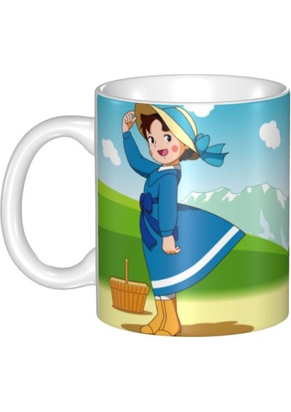 Stil 1 300 ml Alpler Dağ Kızı Mutlu Heidi Kahve Kupa Dıy Özel Seramik Kupa Yaratıcı Mevcut Açık Çalışma Kamp Bardak ve Kupalar (Yurt Dışından)
