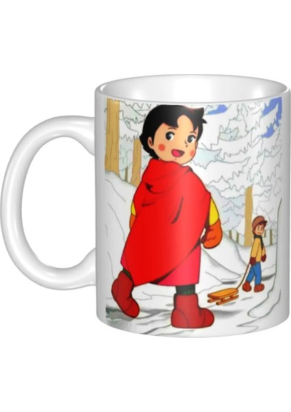 Stil 1 300 ml Alpler Dağ Kızı Mutlu Heidi Kahve Kupa Dıy Özel Seramik Kupa Yaratıcı Mevcut Açık Çalışma Kamp Bardak ve Kupalar (Yurt Dışından)