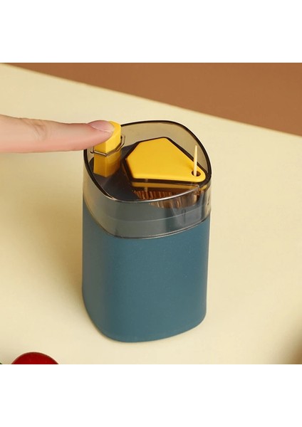 Pembe 1 Adet Otomatik Kürdan Kutusu Yaratıcı Basın Tabelası Ev Kürdan Depolama Kavanoz Otel Restoran Organizasyon Şişe (Yurt Dışından) indirimleri