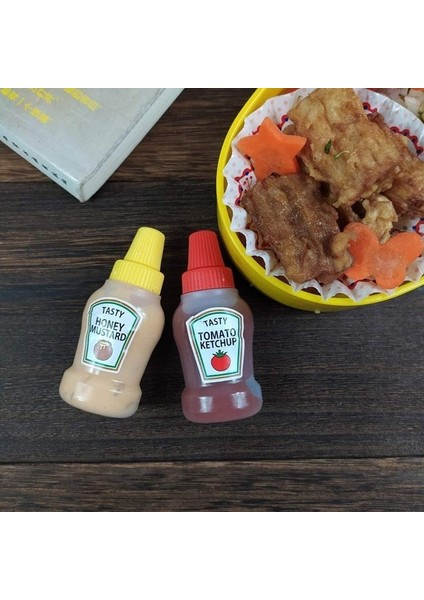2 Adet Şişe Hujiao Mini Çeşni Sıkılabilir Şişe Salata Sosu Ketçap Sıkılabilir Kavanoz Konteyner Plastik Taşınabilir Yemek Kabı (Yurt Dışından) indirimleri