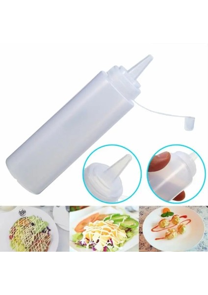 Wei 24 Oz 2 Adet Ketçap Sıkılabilir Şişe Kapaklı Kek Dekorasyon Aracı Salata Şişesi Ekmek Pişirme Tatlı Çeşni Dağıtıcı (Yurt Dışından) indirimleri